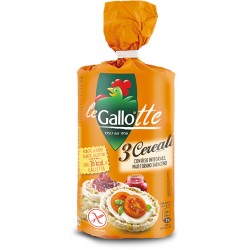 Gallo 3 Cereali le Gallotte con Riso Integrale, Mais e Grano Saraceno 100 gr.