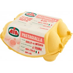 Aia Pastagialla 6 Uova Fresche Medie da Galline Allevate a Terra