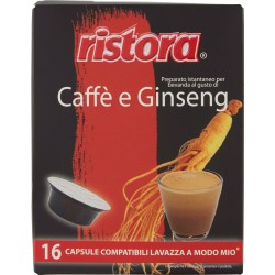 Ristora Caffè e Ginseng 16 Capsule compatibili Lavazza A Modo Mio 136 gr.