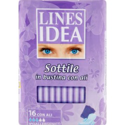 Lines idea sottile ripiegato+ali x16