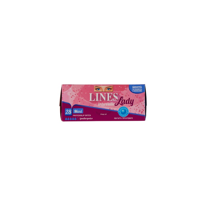 Lines intervallo maxi disteso x28
