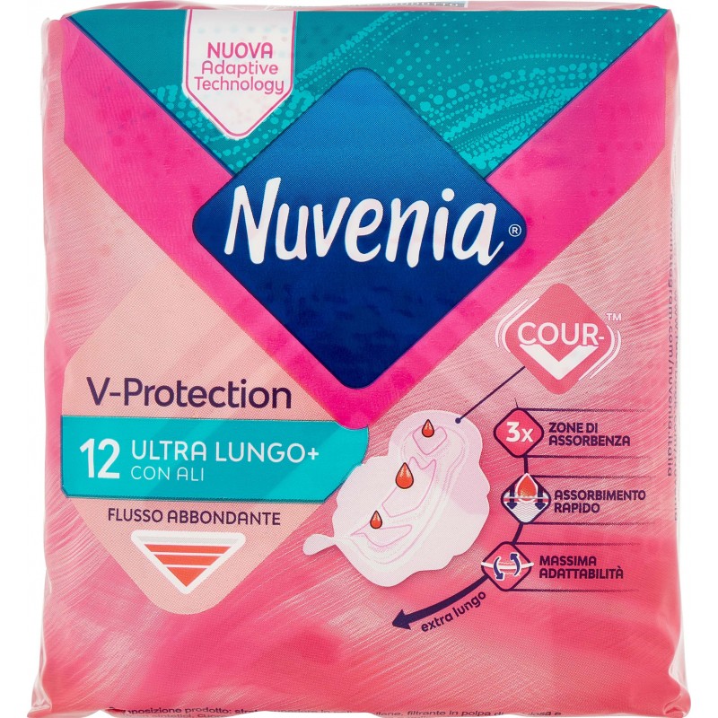 Nuvenia V-Protection Ultra Lungo+ con Ali 12 pz