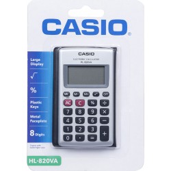 Calcolatrice tascabile casio hl-820va
