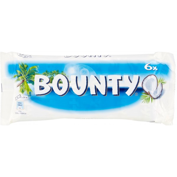 Bounty 6 x 28,5 gr. Bounty 6 x 28,5 gr.