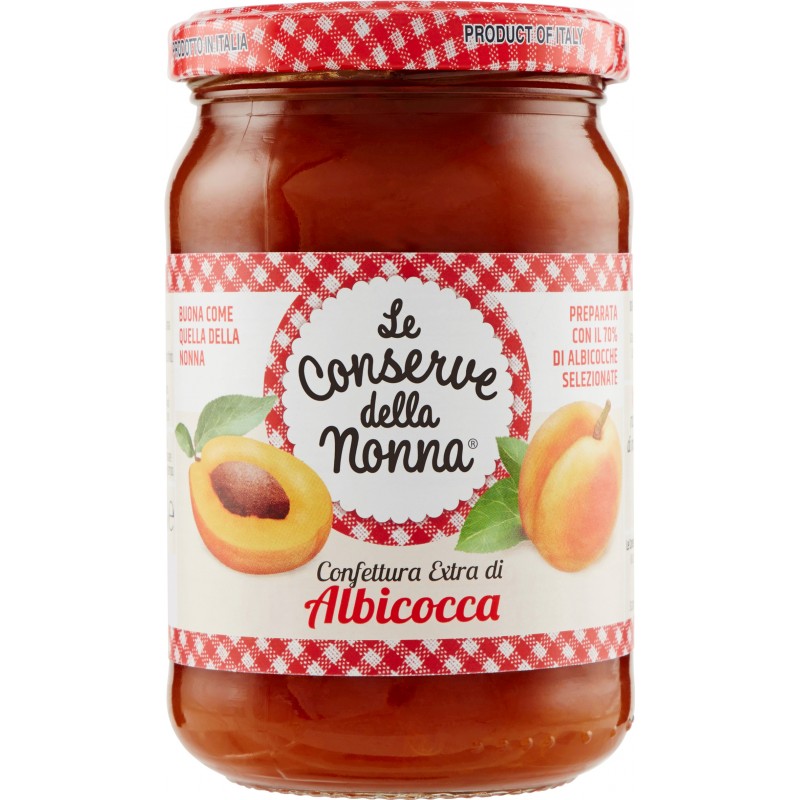 Le conserve della nonna Confettura Extra di Albicocca 330 gr. Le conserve della nonna Confettura Extra di Albicocca 330 gr.