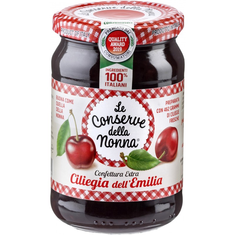 Le conserve della nonna Confettura Extra Ciliegia dell'Emilia 330 gr. Le conserve della nonna Confettura Extra Ciliegia dell'Emilia 330 gr.