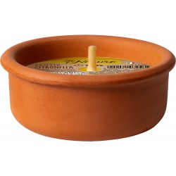 La nature vasetto in terracotta con citronella d.7,5