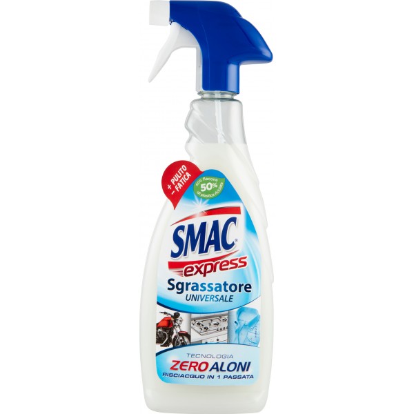 Smac Express Sgrassatore Universale, Multisuperficie, Tecnologia Zero Aloni, 650 ml