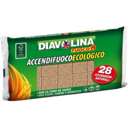 Diavolina accendifuoco eco x28
