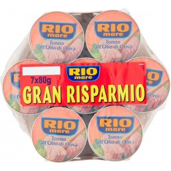 Rio Mare Tonno all'Olio di Oliva 7 x 80 g