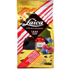 Laica praline panna/frutti rossi gr.100