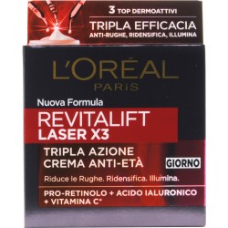 L'Oréal Crema Viso Giorno Antietà Revitalift Laser X3 ml.50