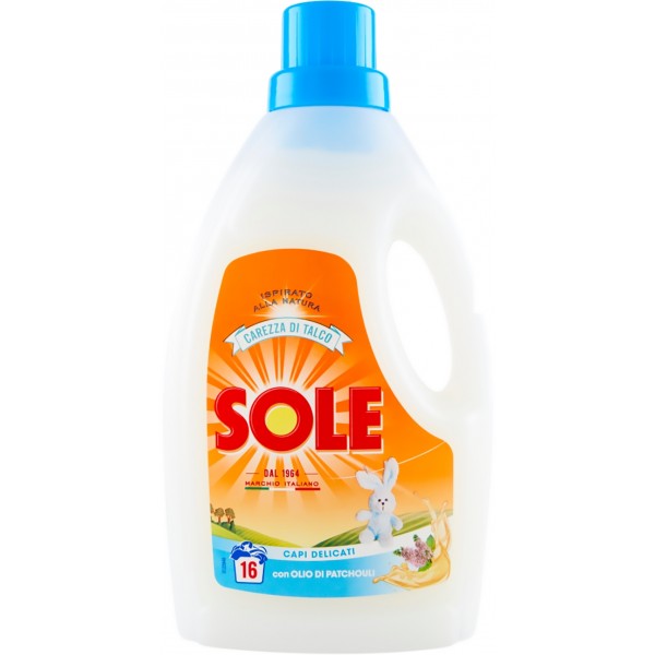 Sole Detersivo Liquido Lavatrice Per Lana E Delicati Flacone lt. 1