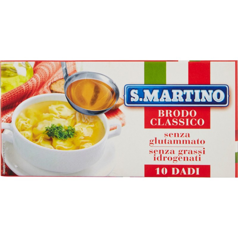 S.Martino Brodo Classico 10 Dadi 110 gr. S.Martino Brodo Classico 10 Dadi 110 gr.
