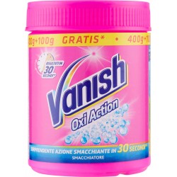 Vanish Oxi Action Crystal Bianco Sui Colorati