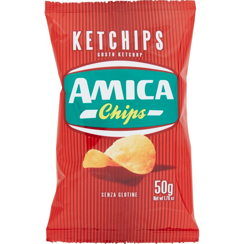 Amica Chips Ketchips Patatine Con Ketchup In Sacchetto gr. 50