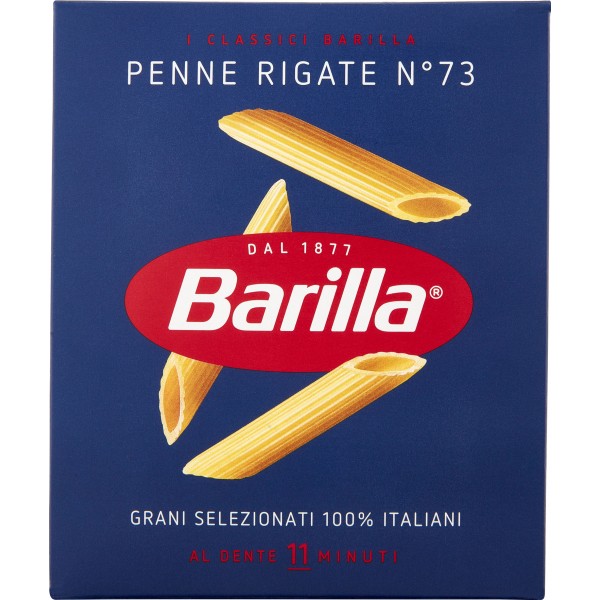 Barilla Pasta Penne Rigate n. 73 gr. 500
