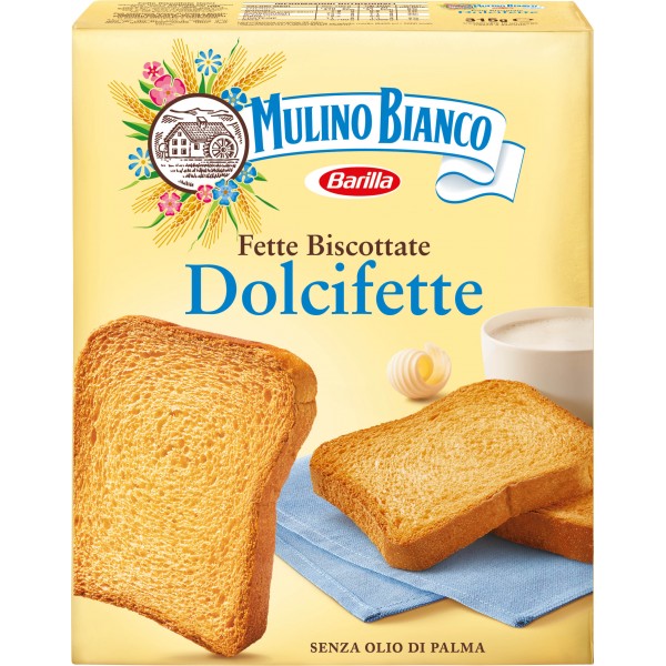 Mulino Bianco Le Dolcifette Fette Biscottate x32