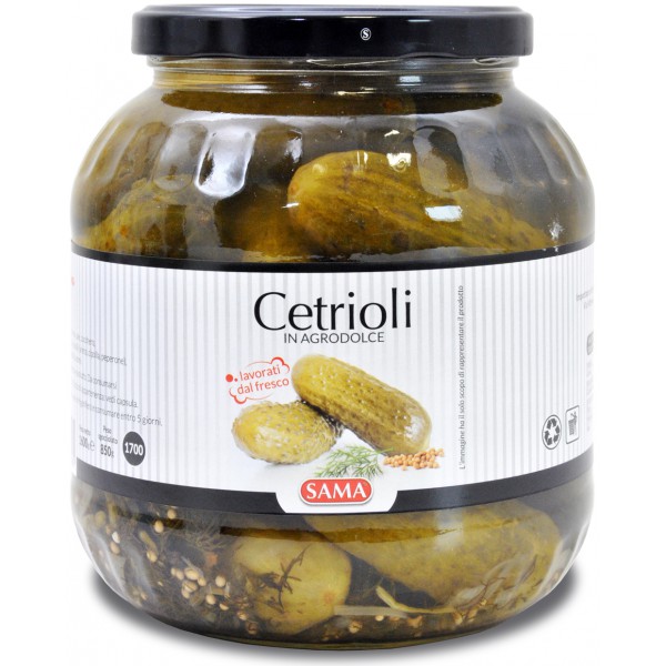 Sama cetrioli agrodolci - kg. 1,7 Sama cetrioli agrodolci - kg. 1,7