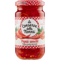 Le conserve della Nonna anelli di peperoncino piccante - gr.190