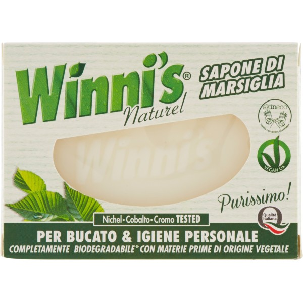 Winni's Naturel Sapone Di Marsiglia Per Bucato Conf. 1 Saponetta