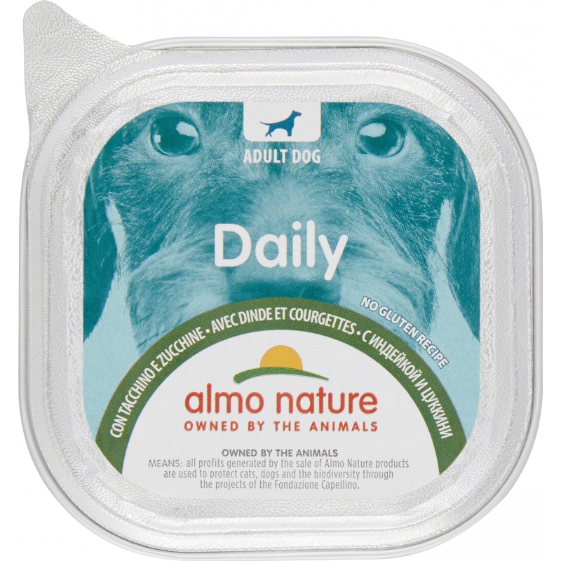 Almo nature Daily Adult Dog con Tacchino e Zucchine 100 gr. Almo nature Daily Adult Dog con Tacchino e Zucchine 100 gr.