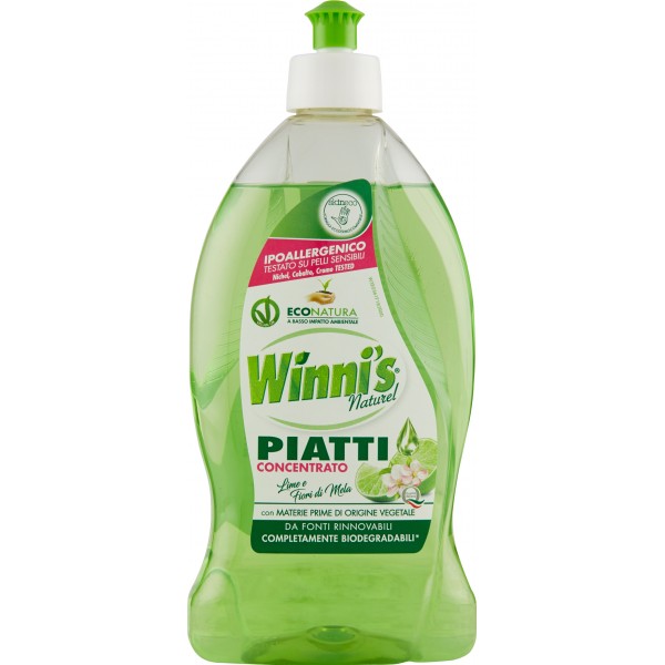 Winni's Piatti Concentrato Lime e Fiori di Mela 500 ml.