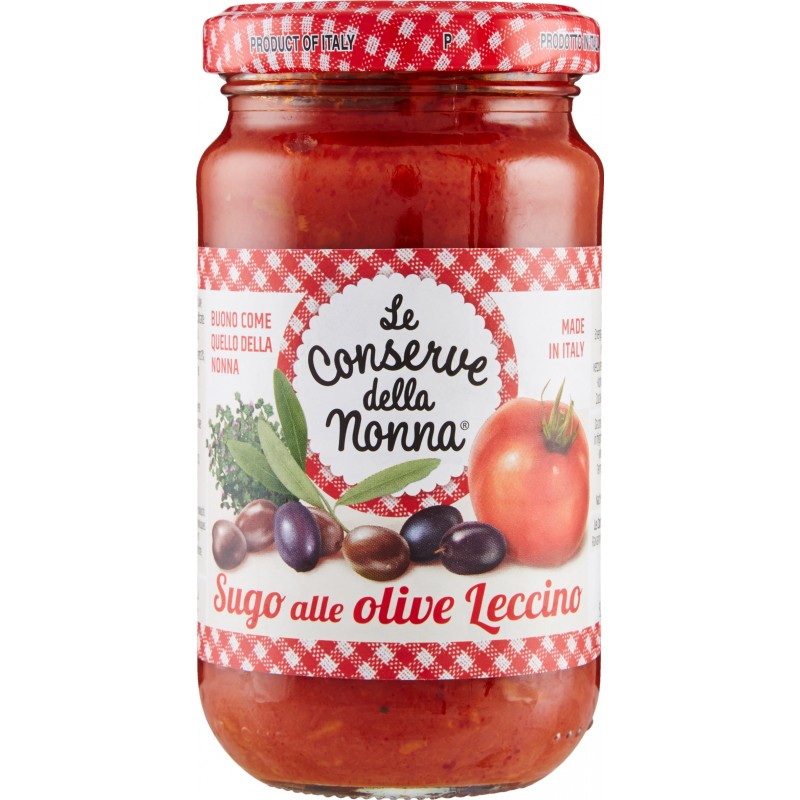 Le conserve della Nonna sugo alle olive leccino - gr.190