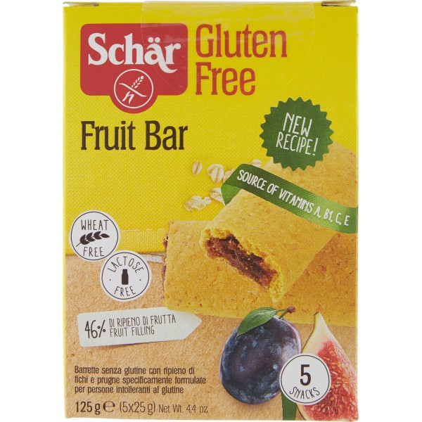 Schär Fruit Bar senza glutine gr.25x5