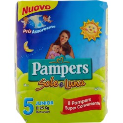 Pampers Sole e Luna Junior x16