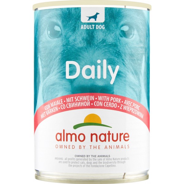 Almo nature Daily Adult Dog con Maiale 400 gr.