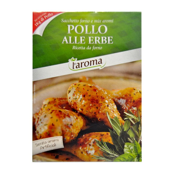 L'Aroma Saccoccio Erbe Sacchetto Forno Pollo Alle Erbe