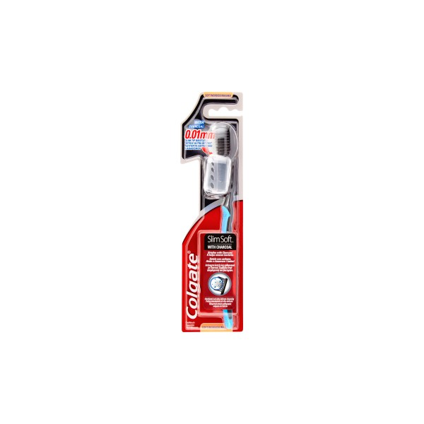 Colgate spazzolino slim soft carbone