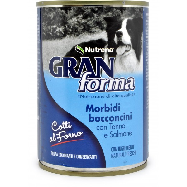 Nutrena Gran Forma morbidi bocconcini di tonno e salmone gr.405