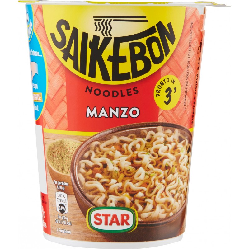 Star Saikebon Noodles Manzo 60 gr.