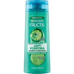 Garnier Fructis Antiforfora Citrus Detox - Shampoo antiforfora per capelli grassi - 250 ml