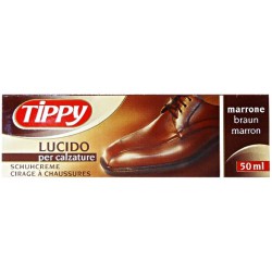 Tippy crema calzatura marrone - ml.50