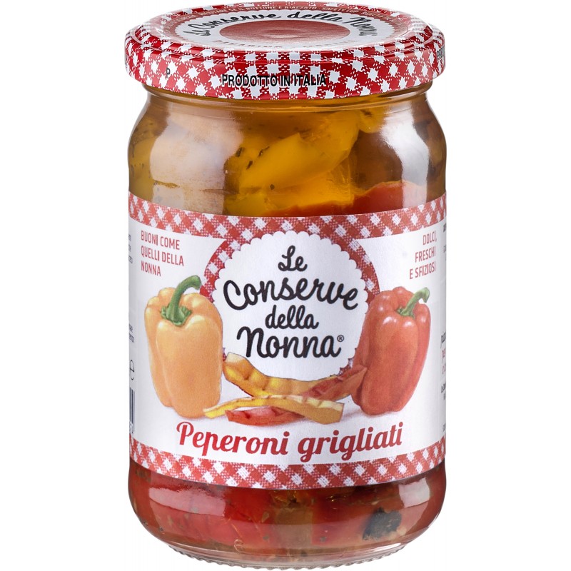 Le conserve della Nonna peperoni grigliati - gr.270 Le conserve della Nonna peperoni grigliati - gr.270