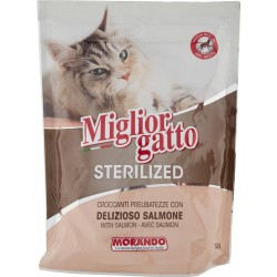 Migliorgatto Sterilized Croccanti Prelibatezze con Delizioso Salmone 800 gr.