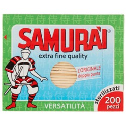 samurai stuzzicadenti doppia punta x200