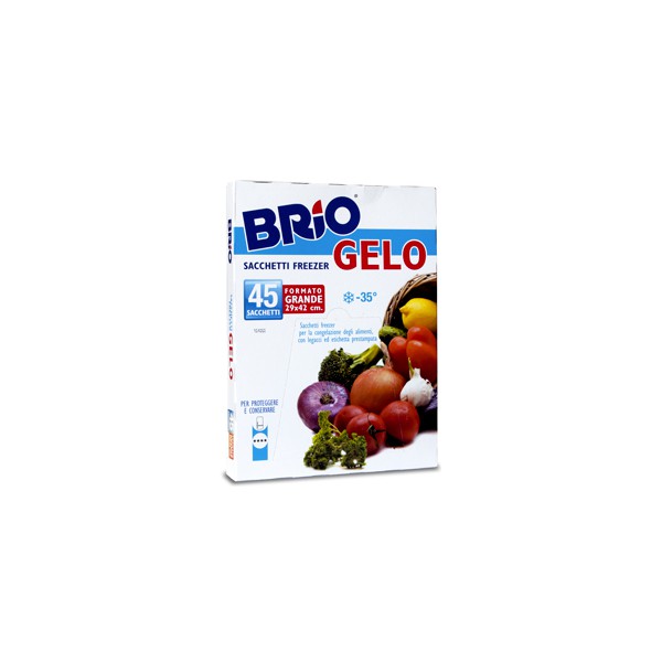 Brio sacchetti freezer cm.29x42 x45 pz.