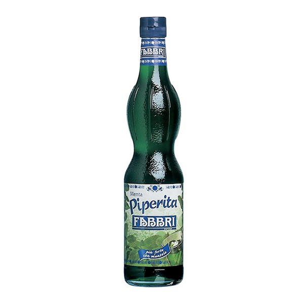 FABBRI Sciroppo di Menta 560 ML Senza glutine.- 30% di zuccheri. - Basko