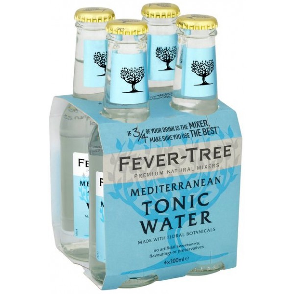 Acqua tonica Fever-Tree mediterranean 20 cl in bottiglietta di vetro a  perdere VAP
