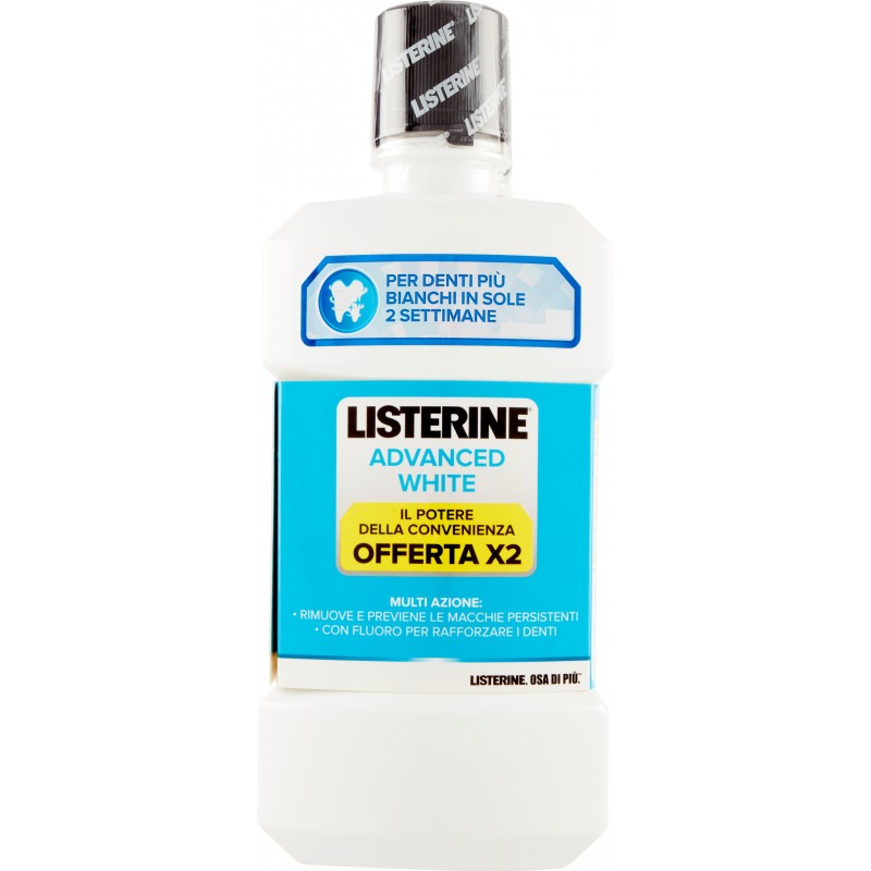 Listerine colluttorio natural white - ml. 500 IV7985 Listerine colluttorio natural white - ml. 500 IV7985