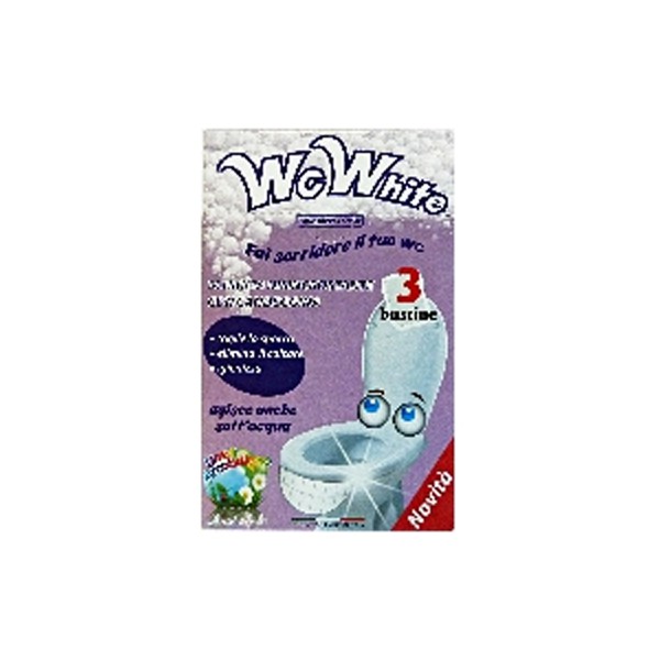 Arcobaleno wc white 3 buste schiuma