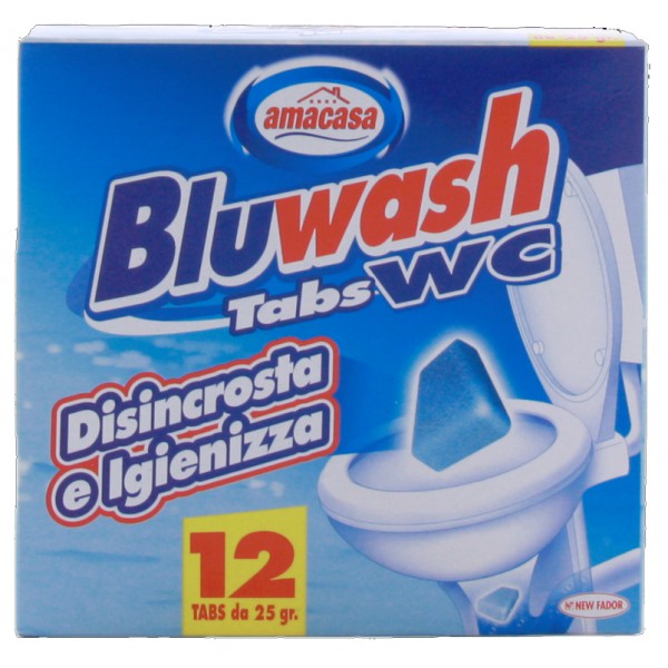 New fador blu wash wc dincrostante tabs x12