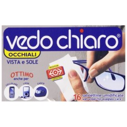 Vedo chiaro salviettine per occhiali x16