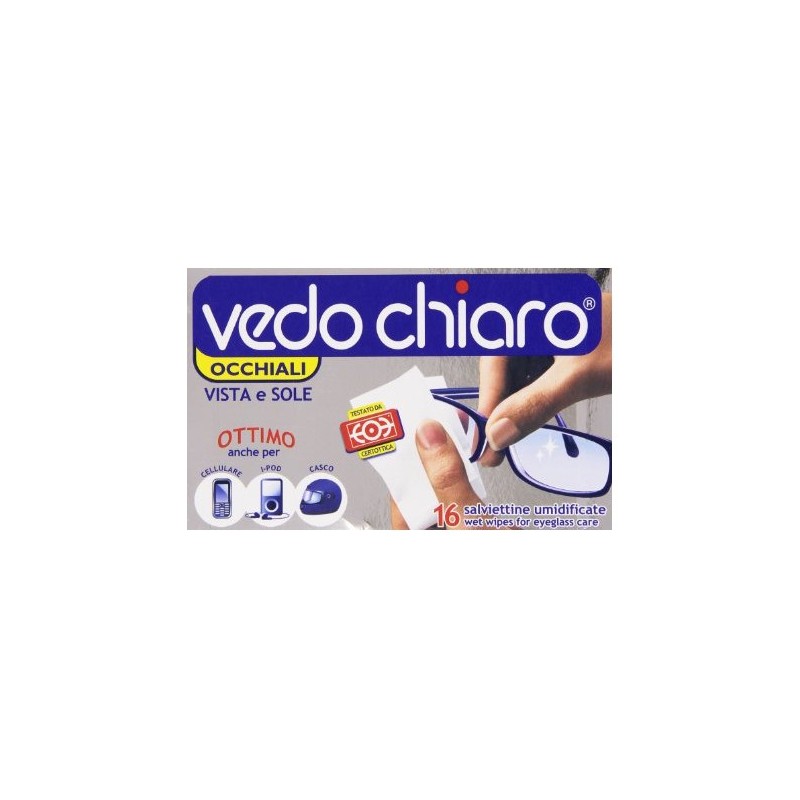 Vedo chiaro salviettine per occhiali x16