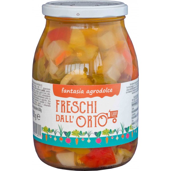 Montalbano giardiniera agrodolce - kg.1 Montalbano giardiniera agrodolce - kg.1