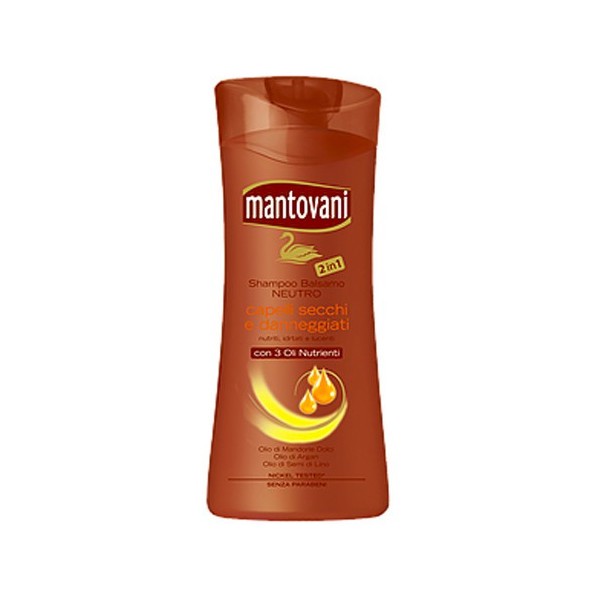 Mantovani shampo capelli secchi danneggiati ml.400